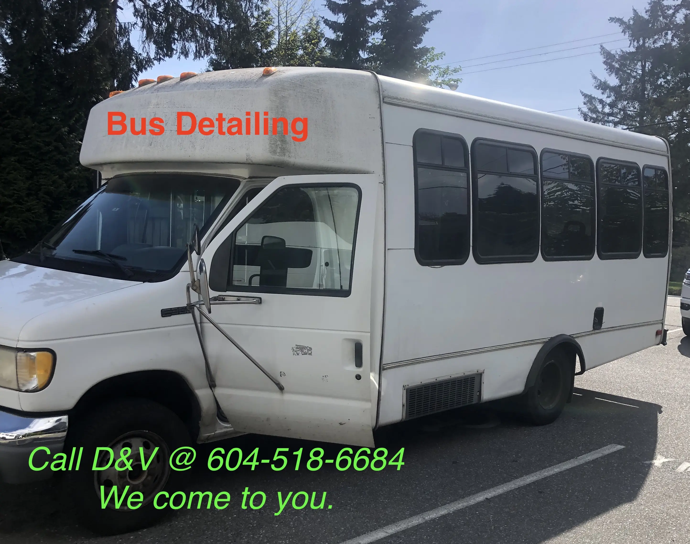 picture showing bus detailing service