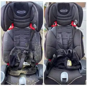 picture showing a child seat detailed, Child seat detailing